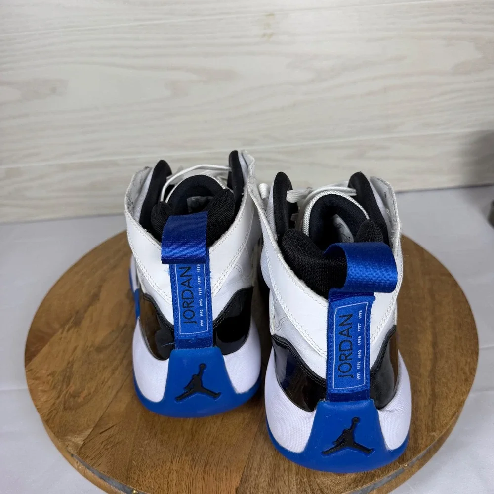 Jordan Jumpman Two Trey Concord Royal White Black Blue DO1925-140 Mens Size 12